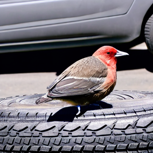 020_A bird that is sitting in the rim of a tire..png